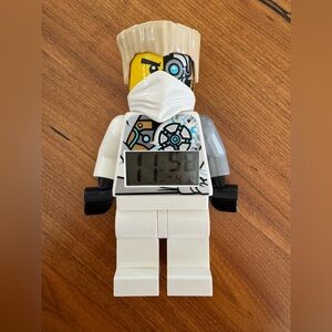 LEGO Ninjago Zane Minifigure Alarm Clock